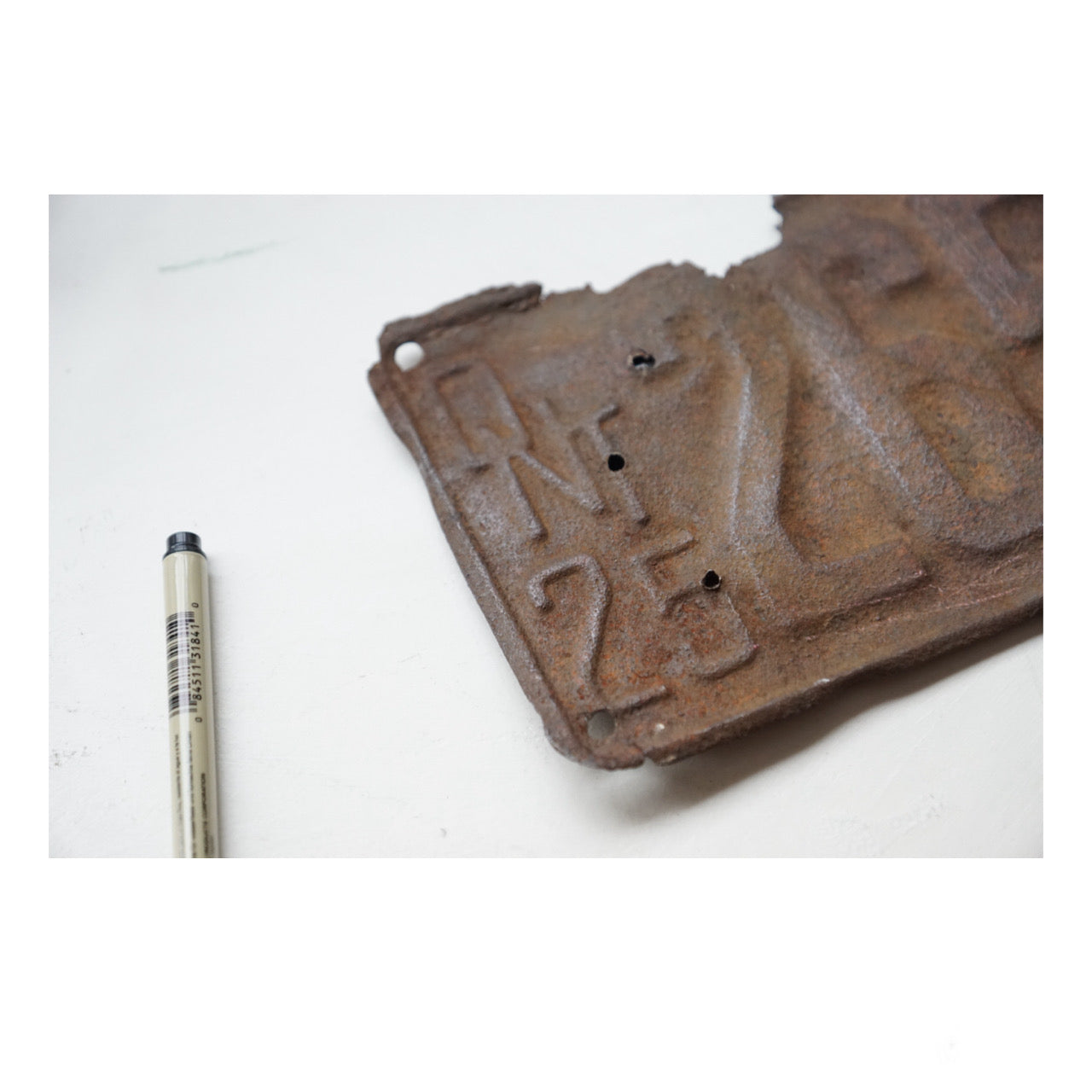 1925 Ontario Licence Plate