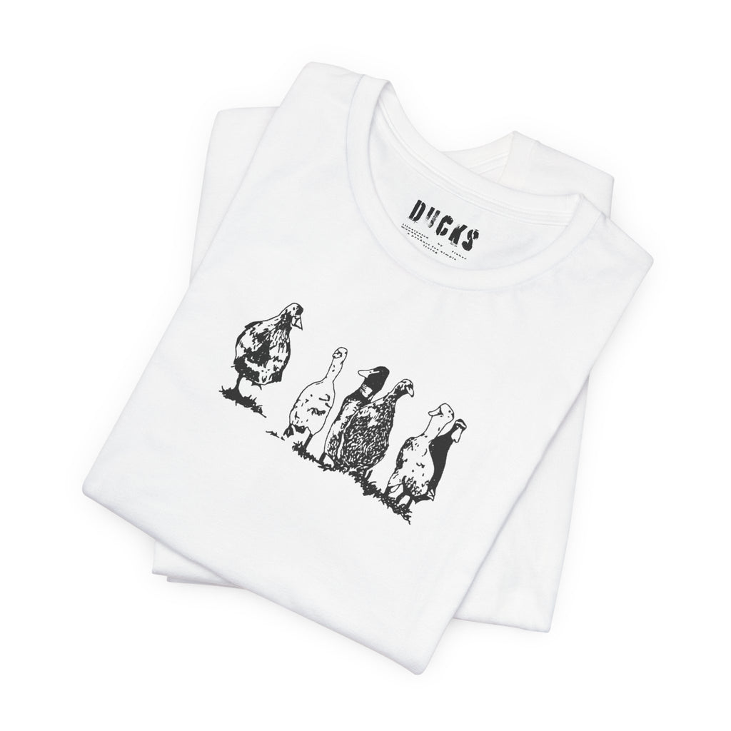 Oxfordshire Ducks T‑Shirt — English Duck Illustration by Fisher Monahan