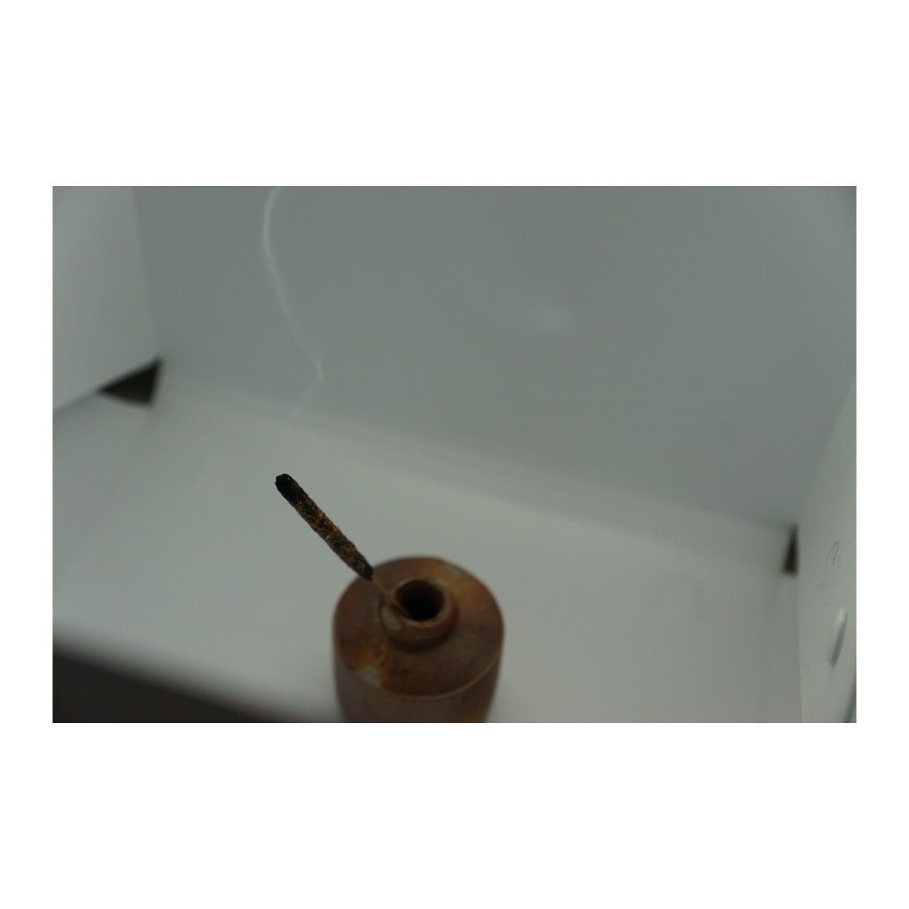 Antique Clay Inkwell