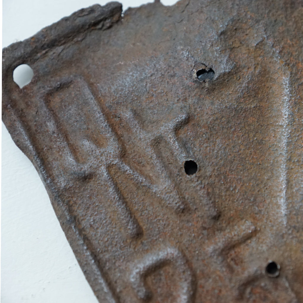 1925 Ontario Licence Plate