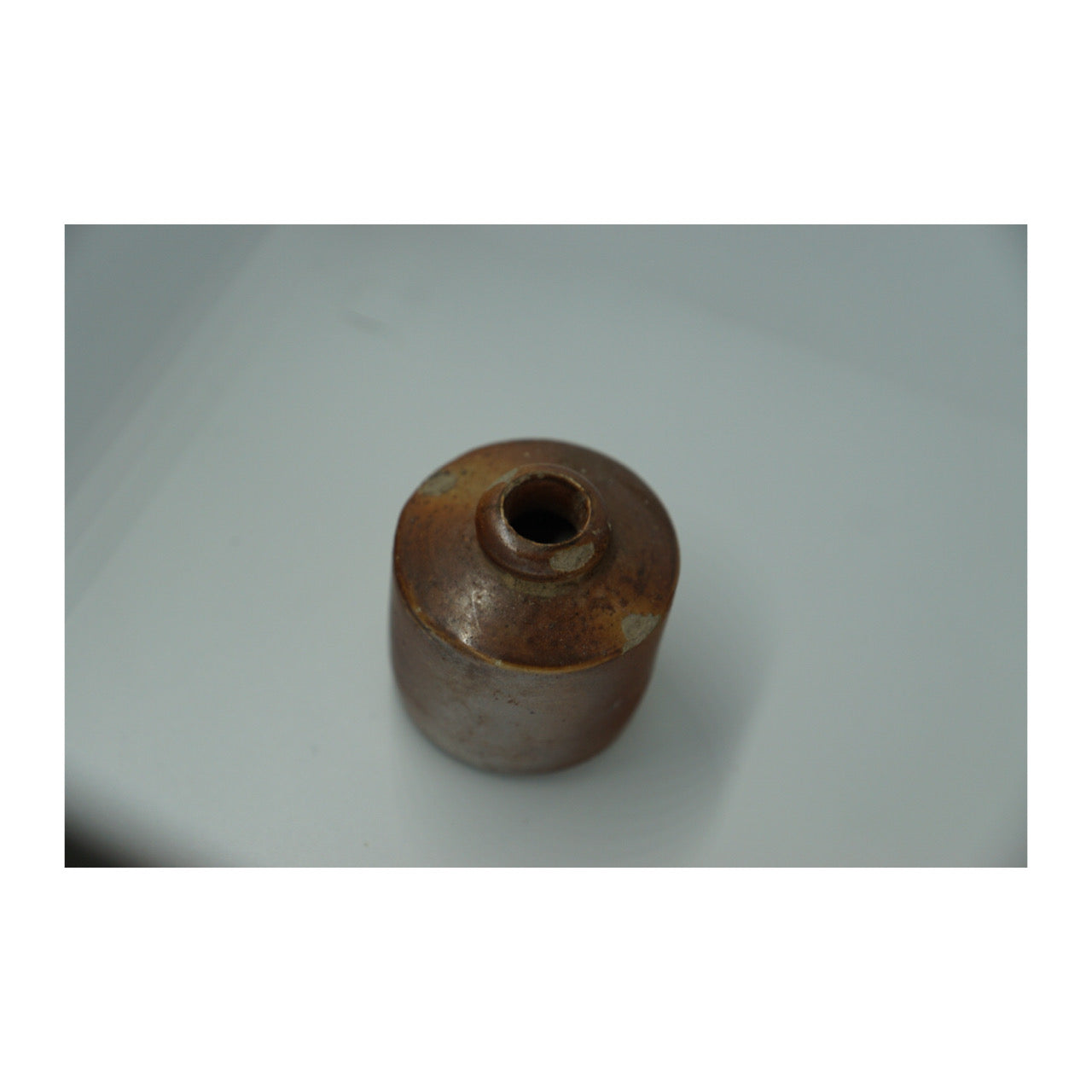 Antique Clay Inkwell